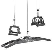 Mirafit M3 Cable Attachments Set on gym floor