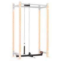 Mirafit M3 Rack High Low Cable System on Gym Mats