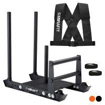 Mirafit M3 Weight Sled Kit with Lower Handle Attachment and Harness Orange