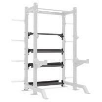 Mirafit M4 Internal Half Rack Shelving With Ring Dumbbell Storage