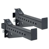 Mirafit M4 Safety Spotters laying on gym floor