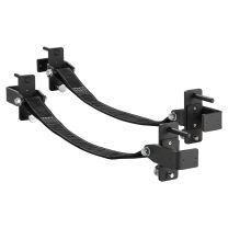Mirafit M4 Safety Strap Spotters for 61cm Depth Power Rack on gym floor