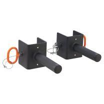 Man Using Mirafit M4 Squat Handles with SSB