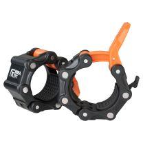 Attaching Mirafit Magnetic 2 inch Olympic Bar QR Collar to rack