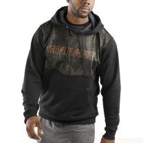 Mirafit Mens Midnight Camo Gym Hoodie back