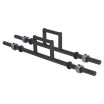 Mirafit Olympic Farmers Walk Handles On White Background