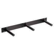 Mirafit Olympic Weight Plate Wall Storage Rack with Bumper Plates