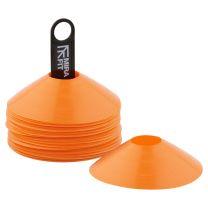 Mirafit Mixed Colours Agility Cones on gym floor