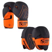 Mirafit PU Boxing Gloves and Mitts Kit
