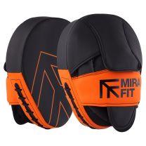 Mirafit PU Boxing Mitts on mat