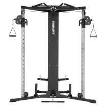 Mirafit Plate Loaded Functional Trainer with features listed