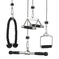 Mirafit Power Rack Attachments Kit 4 Attachments Laying on Gym Floor