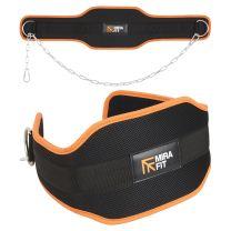 Harry Aikines Aryeetey using Mirafit Weight Belt With Chain