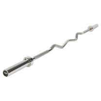 Rackable EZ Curl Bar on Gym flooring