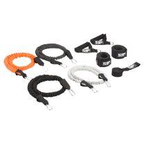 Mirafit Resistance Tube and Accessory Set on gym floor
