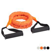 Mirafit 20lb Resistance Tube on gym floor