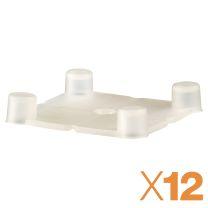 Mirafit Rubber and EDPM Gym Floor Mat Connectors set