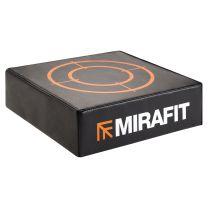 Athlete Picking Up Dumbbell from Mirafit Single Drop Pad