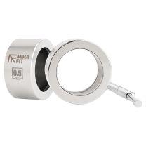 Securing Mirafit Steel Compression Collar on Olympic Barbell 