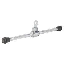 Mirafit Straight Bar Cable Attachment on gym floor