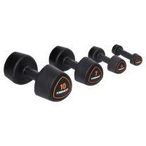 Mirafit Studio Dumbbell Hand Weights on gym floor