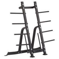 Mirafit Studio Pump Set Storage Rack in gym