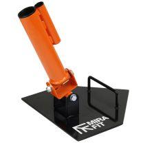 Mirafit T Bar Row Platform installed in corner of gym