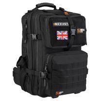 Mirafit Tactical Backpack on gym mats