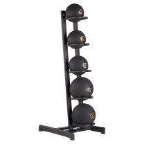 Mirafit Tyre Slam Ball Set with Rack 3kg to 10kg in gym