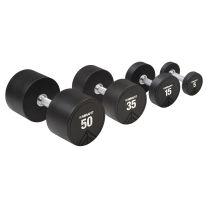 Urethane Dumbbells on Gym Flooring