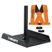 Mirafit Weight Drag Sled and Harness on track