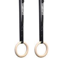 Mirafit Wooden Gymnastic Rings Infographic