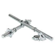 Pair of Mirafit 18 Inch Spinlock Dumbbell Bars