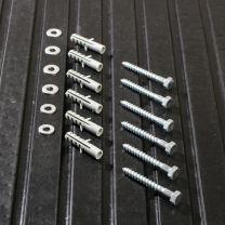 Mirafit Replacement Fixings for Bar Horizontal Wall Racks Sat on Gym Mats