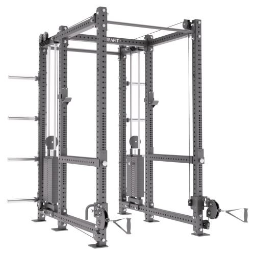 Mirafit M4 Power Rack with Extension Bay and Functional Trainer