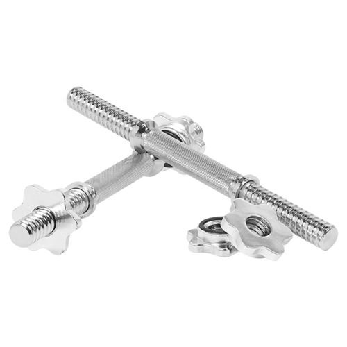 Mirafit 14'' Spinlock Dumbbell Bars - Silver