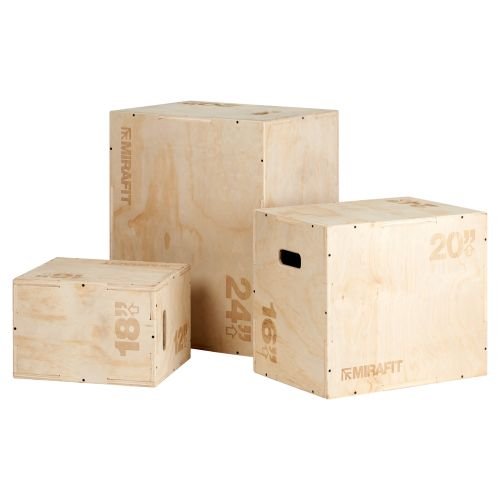 Mirafit Wooden Plyo Jump Boxes