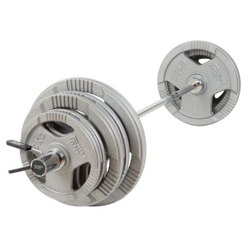 Mirafit 5ft Olympic Weight Bar & 100kg Weights Set