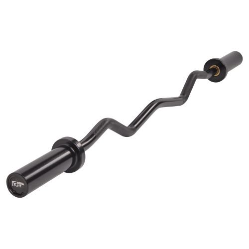 Mirafit Black Olympic EZ Bar