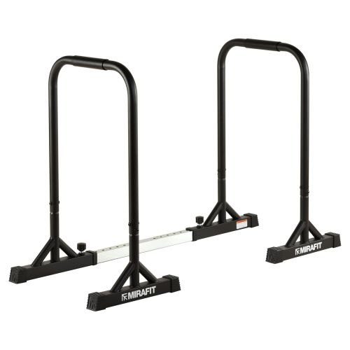 Mirafit Tall Parallettes with Adjustable Extension Bar