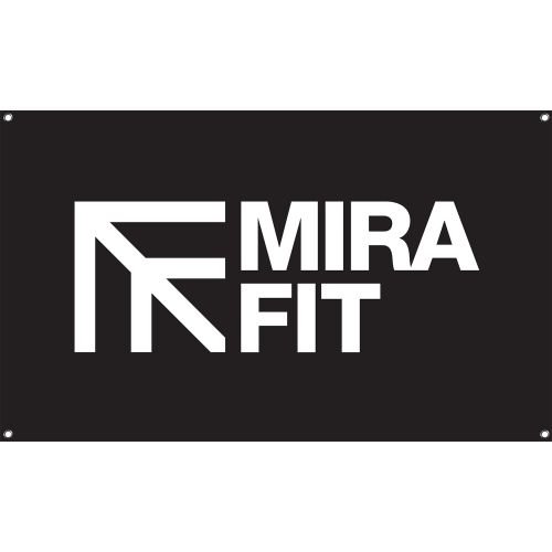 Mirafit Gym Wall Flag - Logo