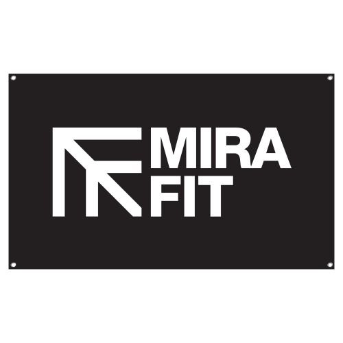 Mirafit Gym Wall Flag - Logo