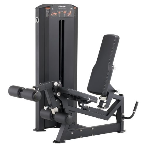 Mirafit Leg Curl / Extension Machine with Weight Stack