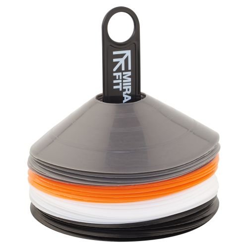 Mirafit Agility Cones - 40 Pack with Holder