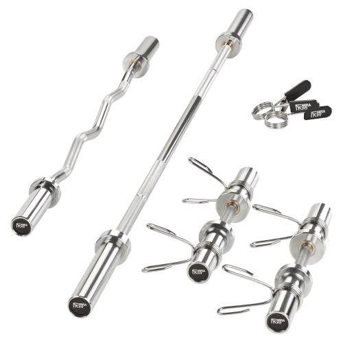 Mirafit Olympic Dumbbell and Barbell Set