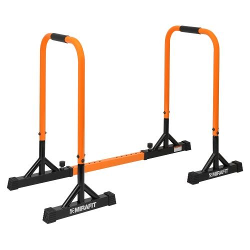 Mirafit Tall Parallettes with Adjustable Extension Bar