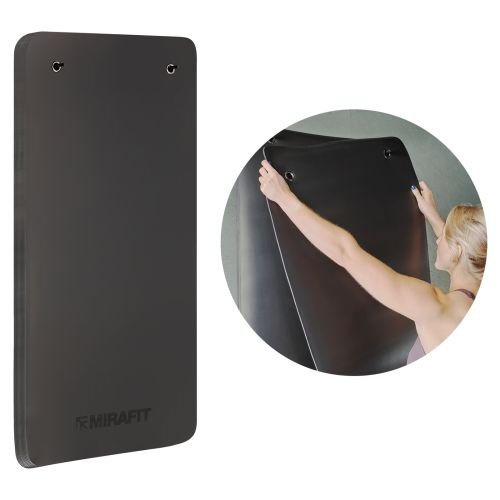 Mirafit Set of 12 Rubber Exercise Mats and Wall Hanger