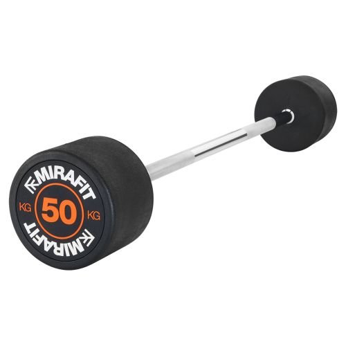 Mirafit Rubber Weighted Barbells