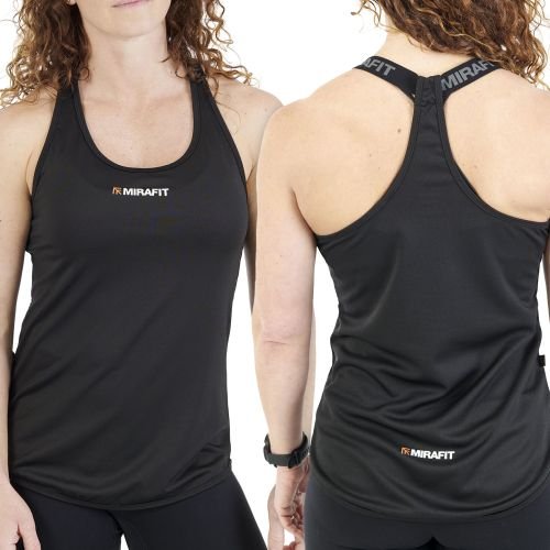 Mirafit Women's Loose-Fit Exercise Vest - Black