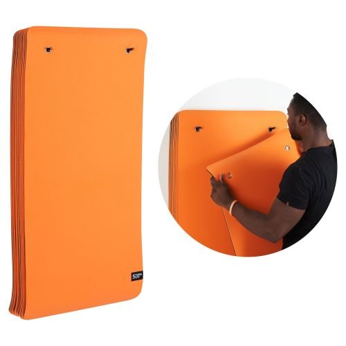 Mirafit Set of 12 TPE Non Slip Exercise Mats and Wall Hanger